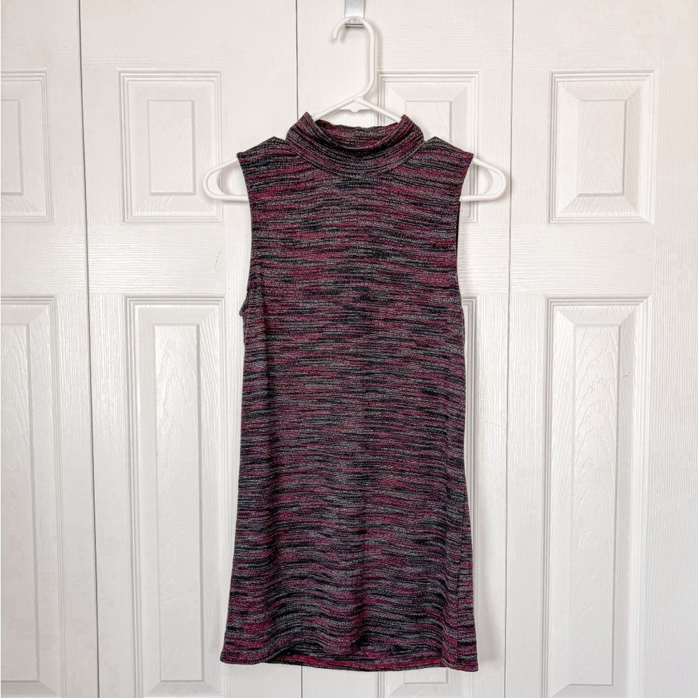 Olivia Sky Mock Neck Tank Top Size S